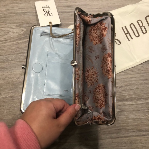 NWT HOBO hand wallet sea water blue - Picture 5 of 6